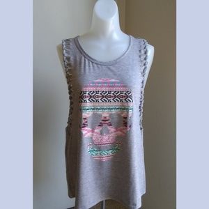 Tank Top w/Skull Motif